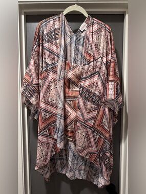 Lightweight Bohemian print 2 piece Kimono and Cami set